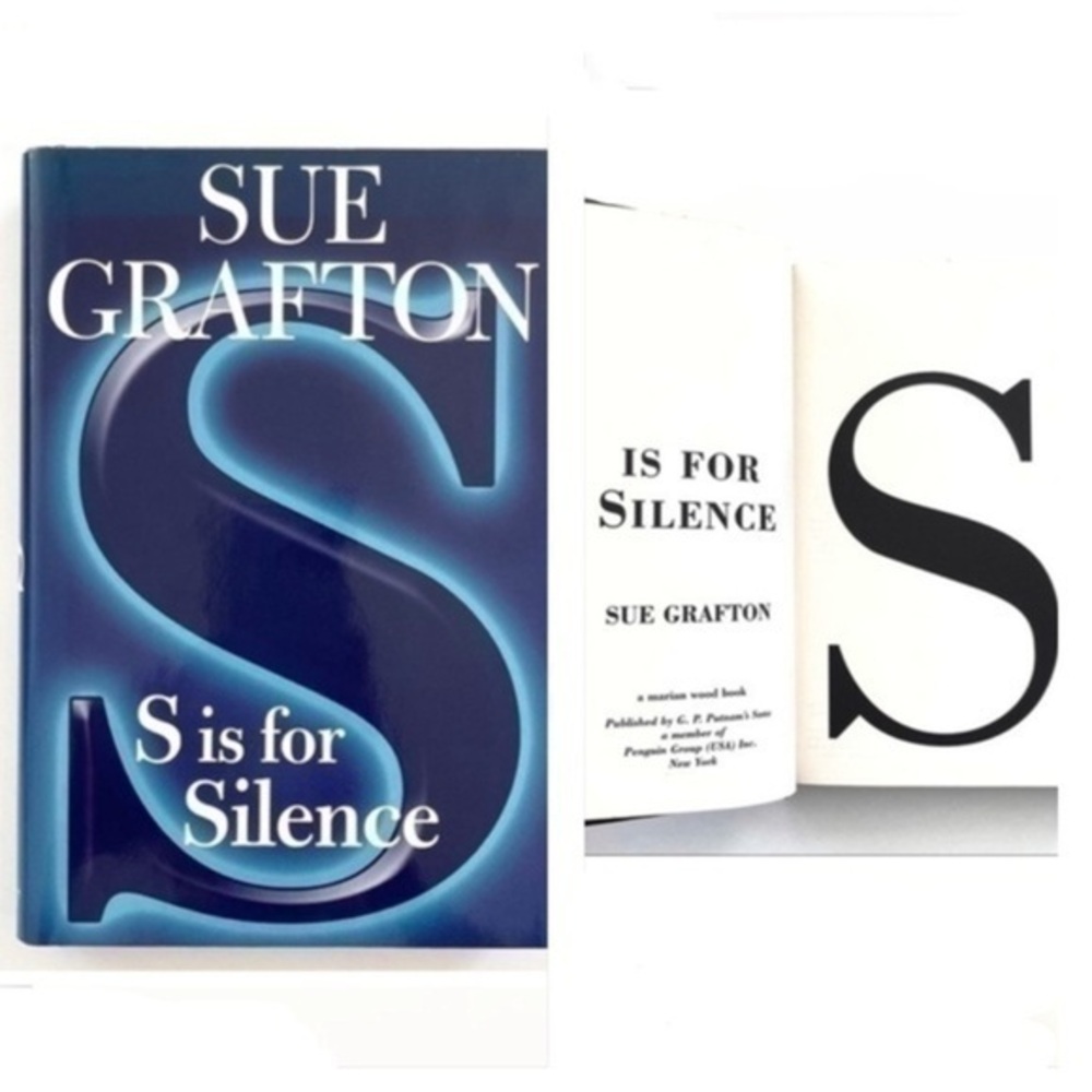 5 for $25!   “S” Is for Silence Hardback Book - Author Sue Grafton